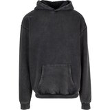 Urban Classics Acid Washed Hoody Black | shoptok.hr