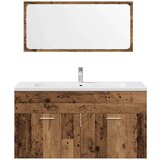  4-dijelni set kupaonskog namještaja od starog drveta | shoptok.hr