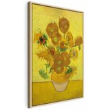  Slika - Vincent van Gogh – Still Life: Vase With Fifteen Sunflowers 40x60 U prirodnom drvenom okviru | shoptok.hr