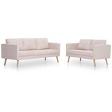  2-dijelni set sofa od tkanine krem | shoptok.hr