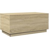  Stolić za kavu s LED svjetlima boja hrasta 90 x 50 x 40 cm | shoptok.hr