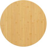 Stolna ploča Ø80x2,5 cm od bambusa | shoptok.hr