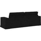 SOFA Crna 222 x 80 x 82 cm tkanina | shoptok.hr