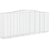  Lučne gabionske košare 5 kom 400x50x160/180cm pocinčano željezo | shoptok.hr