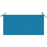  Klop z modro blazino 112 cm trdna tikovina | Shoptok.si