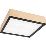  plafonska svetiljka natural square 4xE27/15W/230V 39x39 cm borovina/crna | Eponuda.com