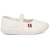Shelvt Lightweight white shoes with elastic belt | Shoptok.si