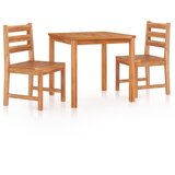  3-dijelni vrtni blagovaonski set od masivne tikovine | shoptok.hr