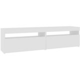 vidaXL TV omarica 2 kosa z LED lučkami bela 75x35x40 cm, (20733324) Cene