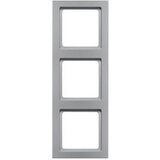 Berker jev okvir 3gang aluminij/lak 10136094, (21224642) Cene
