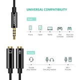 Ugreen adapter 3.5mm (M) na 2x 3.5mm (Ž - slušalke + mikrofon) 30620 | Shoptok.si