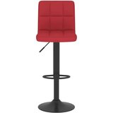  Barski stolac od tkanine crvena boja vina | shoptok.hr
