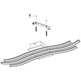 Eglo roncade 1 zidna/stropna/3, led, 21w, d-650, alu/crno bijela | shoptok.hr