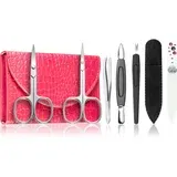 DuKaS Premium Line Solingen set za manikiro 214 Pink (+ etui)