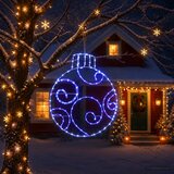  LED svjetleća božićna kugla LOVIISA 160 LED lampica Plava | shoptok.hr