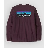 Patagonia P-6 Logo Responsibili Majica z dolgimi rokavi berry fig | Shoptok.si
