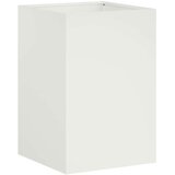  Vrtna saksija Bijela 40 x 40 x 60 cm Čelična vrata | shoptok.hr