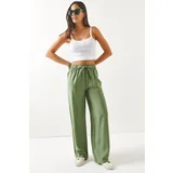 Olalook Pants - Khaki - Wide leg