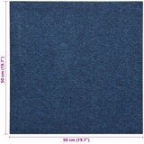  Tepih 20 pcs Tamno plava 50 x 50 cm 100% Polipropilen | shoptok.hr