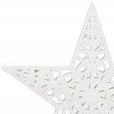 Božićni ukras zvijezda bijela 19,5 × 20,5 cm | shoptok.hr