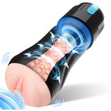 SuperLove Realistic Sucking & Vibrating Masturbator with 10 Vibration & 5 Suction Modes Cene