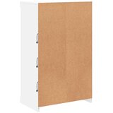  Komoda s LED svjetlima bijela 60,5x37x100 cm | shoptok.hr