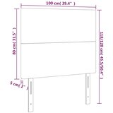  LED uzglavlje ružičasto 100x5x118/128 cm baršunasto | Eponuda.ba