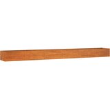  Povišena vrtna gredica boja hrđe 600 x 80 x 45 cm čelik COR-TEN | Eponuda.com