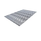 Kayoom PREPROGA Sarai 225 Grau / Weiß 80/150 cm tkano siva, bela | Shoptok.si