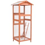vidaXL Kavez za ptice 68 x 62 x 166 cm od masivne jelovine | shoptok.hr
