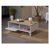 Hanah home sto za dnevnu sobu calvin white oak | ePonuda.com