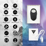 Feelztoys Vibracijski obroček za penis - Thor, črn | Shoptok.si