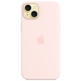 Apple silikonski ovitek za iPhone 15 Plus z MagSafe - Svetlo roza (MT143ZM/A) | Shoptok.si