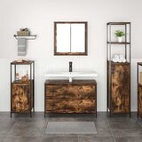  Set namještaja za kupaonicu s ladicama 3 pcs Dimljeni hrast | shoptok.hr