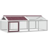 Boks za životinje boja kave 200x112,5x74 cm od masivne borovine | shoptok.hr