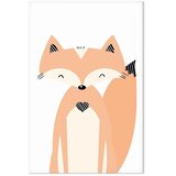  Slika - Happy Fox (1 Part) Vertical 20x30 Premium Print | shoptok.hr