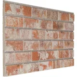 Zidne panele 10 pcs Narančasta 100 x 50 cm EPS pjena - Narančasta