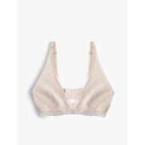 Koton Non-padded, non-wired bra with lace Cene
