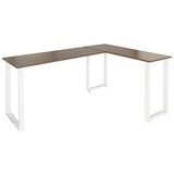 MID.YOU Kotna Pisalna Miza Workspace Basic I, Barva Oreha, Bela | Shoptok.si
