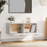  Zidni ormarić boja betona 100x36 5x35 cm od konstruiranog drva | shoptok.hr