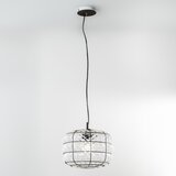  SIRU - Visilica na sajli TERRA 1xE27/60W/230V crno/prozirno venecijansko staklo | Eponuda.com