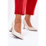 VINCEZA Elegant Heels On Flared Stiletto | Shoptok.si