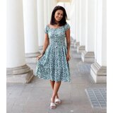 Gemre Green floral dress Carita Cijene