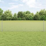 vidaXL Set vrtnih ograj Set 2 Pocinkano jeklo 10 x 0.5 m Trpežno | Shoptok.si
