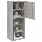  ormarić s LED svjetlima boja hrasta 40,5x30x102 cm | shoptok.hr