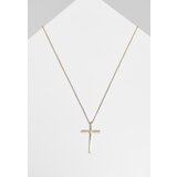 Urban Classics Accessoires Large Gold Basic Cross Necklace | Shoptok.si