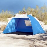  The Living Store Šotor za plažo za 2 osebi moder za hitro postavitev vodoodporen - Šotor Za Plažo, (21456417) Cene
