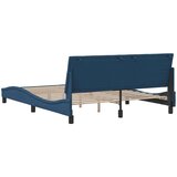  Okvir za krevet bez madraca plavi 160x200 cm od tkanine - Plava 160 x 200 cm | shoptok.hr