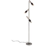 Trio Select Črna/v srebrni barvi LED stoječa svetilka (višina 150 cm) Ikaris – Cene