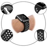  Narukvica za Apple Watch Sport Silicone Strap black green M/ L 42/ 44/ 45 mm | ePonuda.com